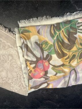 Aritzia and Roots Blanket Scarves
